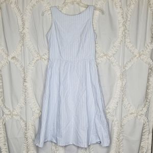 IGWT Blue Yellow Pinstripe Dress XS